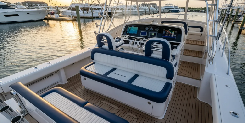 Reupholstering Boat Seat